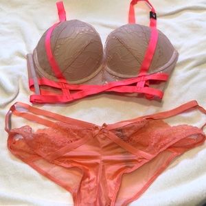 Brand new VS bra and panty set